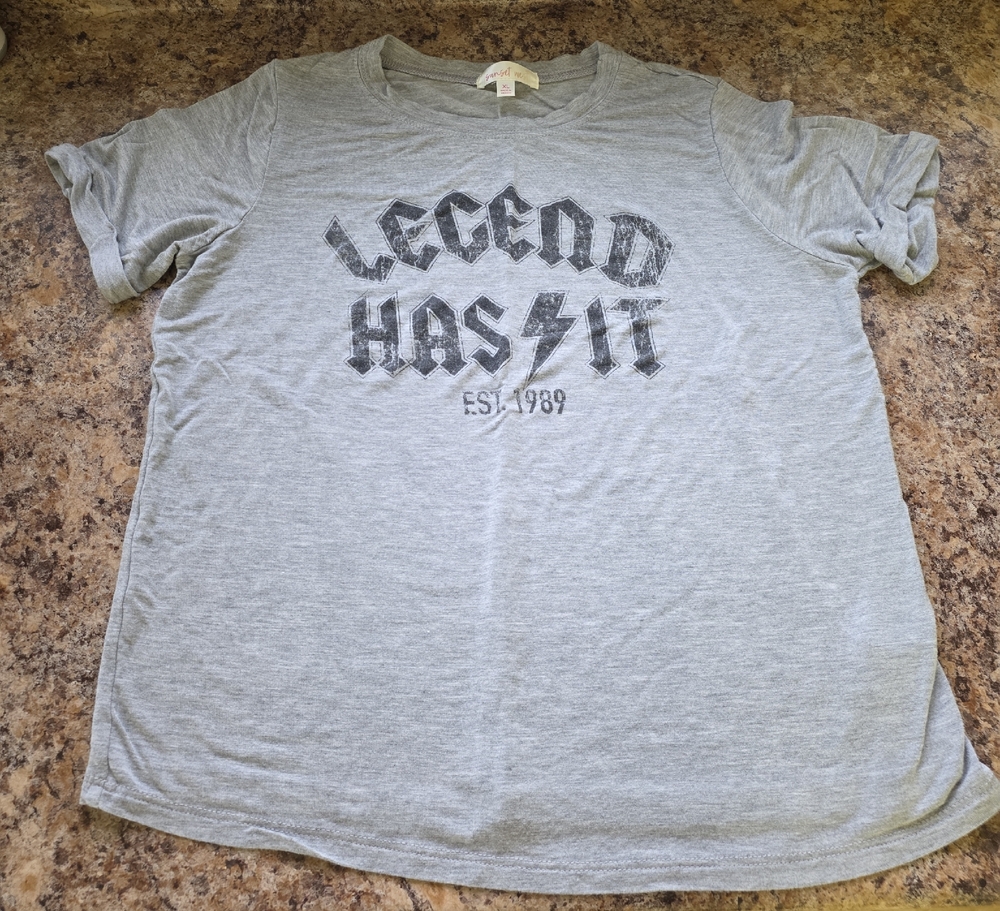 Sunset West Legend Has It Gray T-Shirt